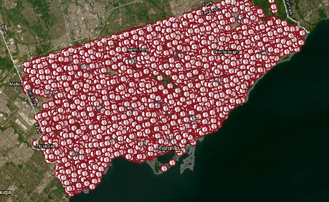 Статистика кримінальних злочинів у Торонто за 2025 рік