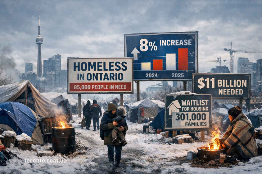 Криза безхатченків в Онтаріо: зростання кількості людей без домівок у 2025 році